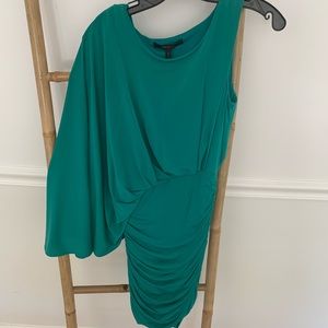 Bcbgmaxazria Venus Dress teal green stretch
